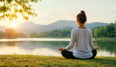 meditating 
